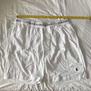 Polo by Ralph Lauren White Athletic Shorts